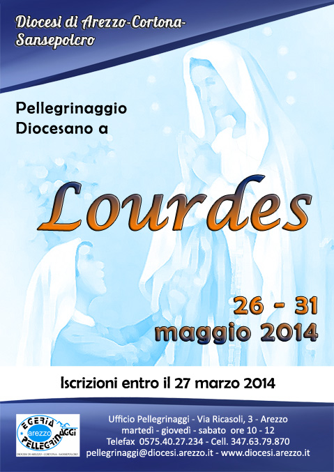 Il pellegrinaggio a Lourdes 2014